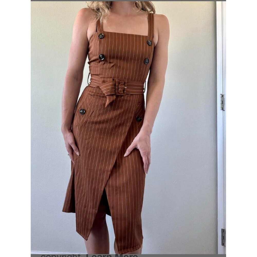 Rockabilly NWT sleeveless pinstripe dress size small dress forum